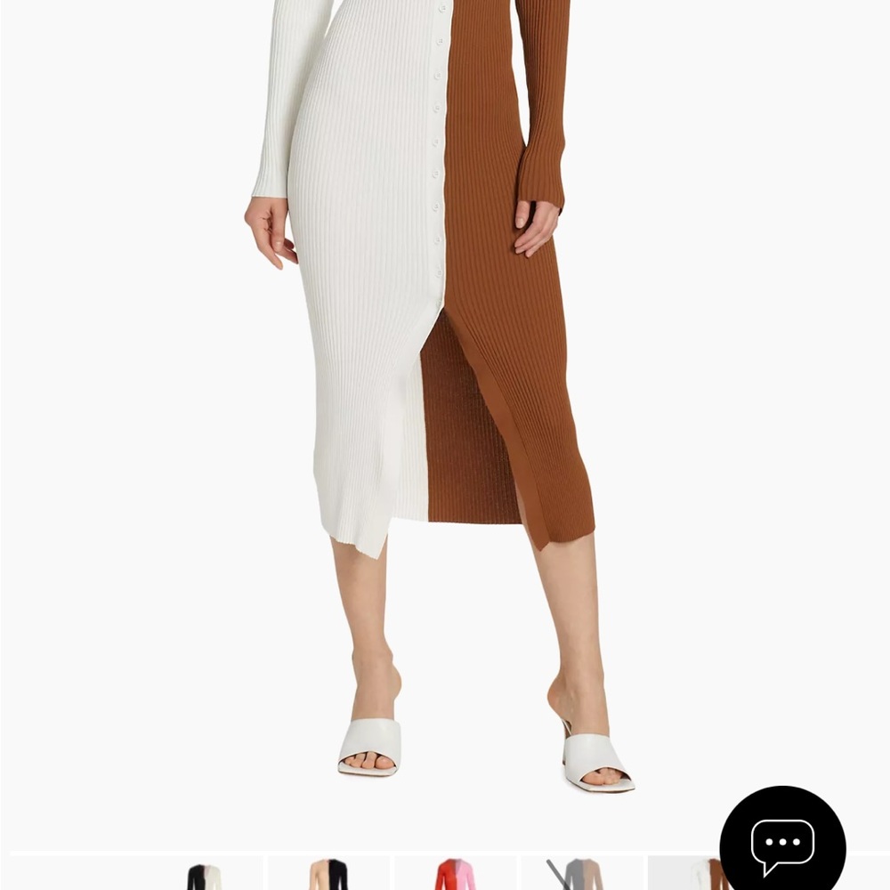 Staud
Shoko Colorblocked Midi-Dress